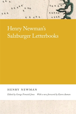 Henry Newman's Salzburger Letterbooks